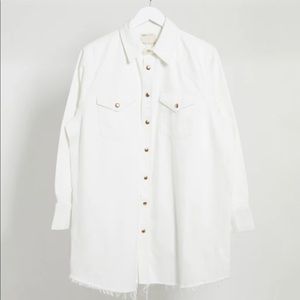 ASOS Maternity Denim Oversized Shirt